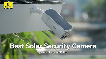 Best Solar Security Camera 2025 | Auto-Tracking Solar Panel by Baseus Security S1 Pro