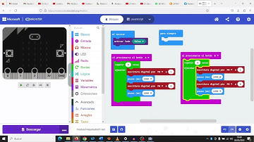 Módulo 3 Hacer que se encienda y apague LED con KeyStudio micro:bit Código Proyecto STEAM: Robótica