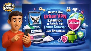 How to Use Urban VPN Extension on Android with Lemur Browser Using Edge Addons screenshot 4