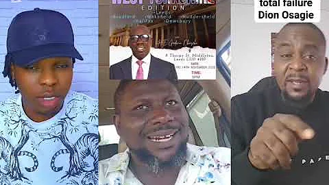 BIG BLOW TO ALBERT OBAZE AS AMB DION OSAGIE EXPOS£D HIS CLEANING JOB IN THE UK,RESUME THERE F!GHT