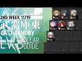 【アークナイツ】11/19 危機契約#1「武器庫東」危機等級8 高レア+デイリー任務含む クリア例【明日方舟/Arknights】