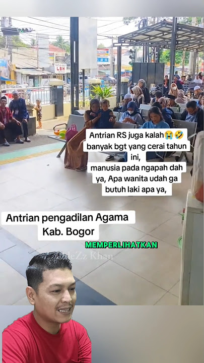 Pengadilan agama bogor membludak lantaran banyak wanita yang daftar perceraian #shorts #reels #fyp