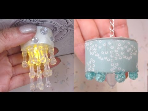 Beaupretty Miniature Dollhouse Accessories Dollhouse Miniature Furniture Led Ceiling Light Chandelier Decor Accessories Battery Operated for DIY Doll House Decoration 