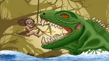 ATARI FALCON HUMANS NON PLAYABLE PREVIEW GAME INTRO