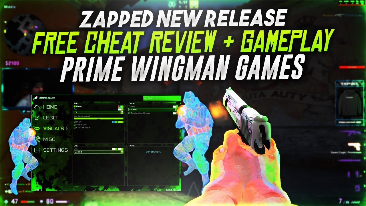 FREE CHEAT REVIEW + PRIME WINGMAN | ZAPPED | CSGO CHEATING | WINGMAN ...