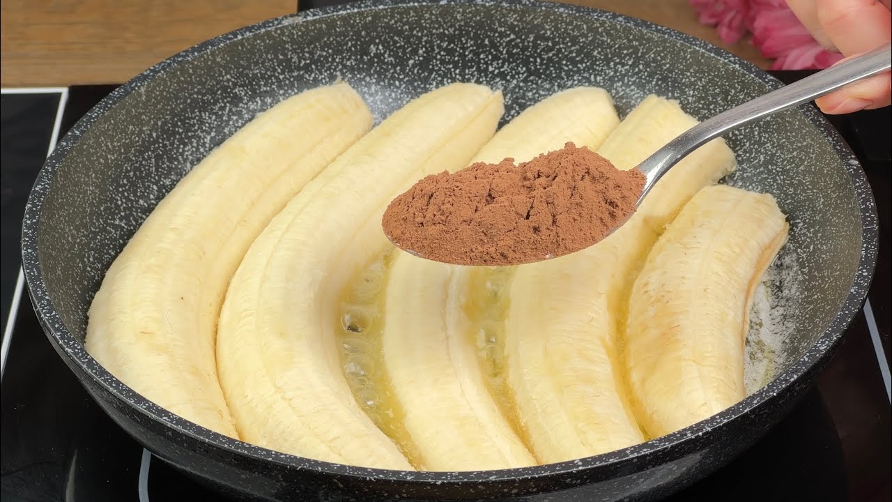 קינוח בננות בלי תנור עם ביצה אחת