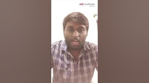 Idamakanti Kalyan Kumar Reddy | Student Placement Testimonial | VLSI Design | aiit institute