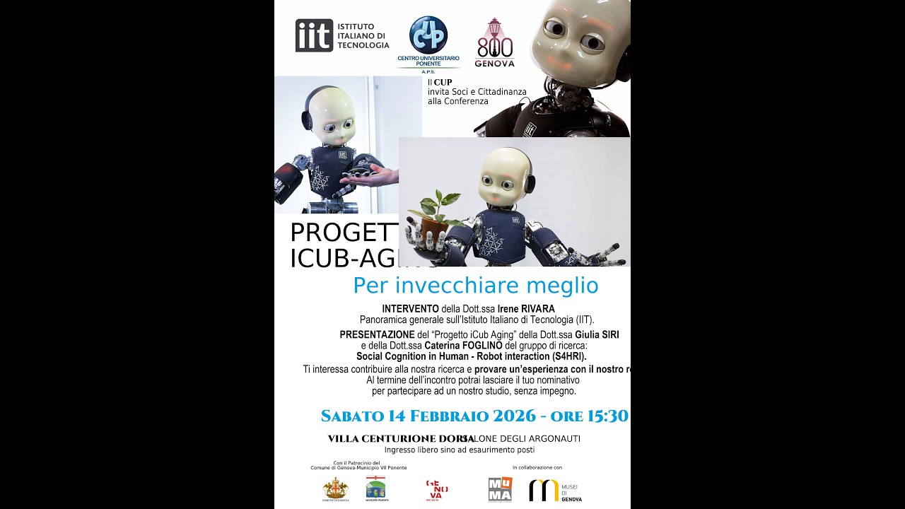 Progetto iCUP per invecchiare meglio 14 febbraio 2026