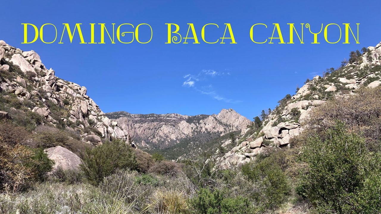 Hike Up Domingo Baca Canyon 