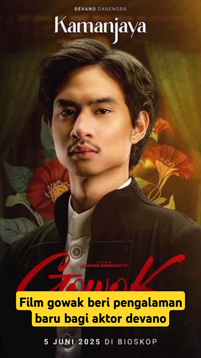 Gowok film gives new experience for actor Devano #videoshorts #artist #entertainment