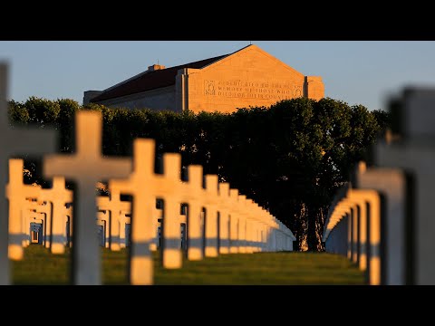 Video: Pemakaman Militer Amerika Meuse-Argonne Perang Dunia I