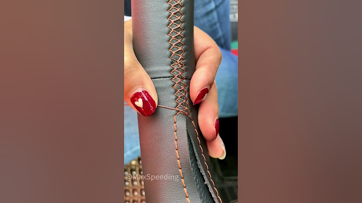 Steering wheels deserve self-care too 💅 #automobile #car #interiordesign #diy #steeringwheelcover