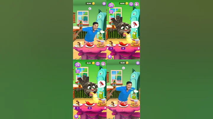 Video 10019881: cat cartoons talking tom, talking tom cat eating, funny cat cartoons talking, cat funny animal talking