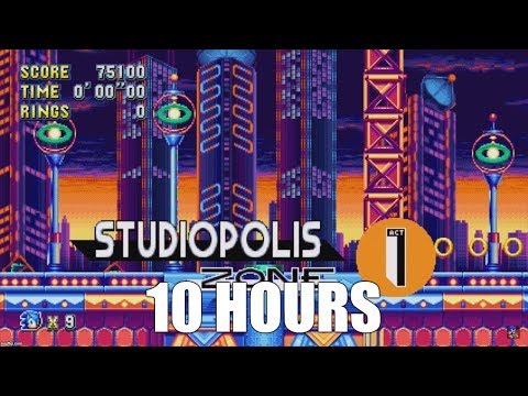 Sonic Mania - Studiopolis Zone Act 1 Extended (10 Hours)