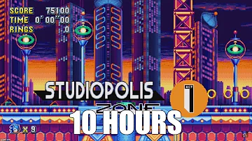 Sonic Mania - Studiopolis Zone Act 1 Extended (10 Hours)