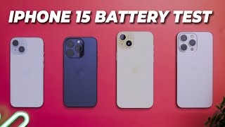 iPhone 15 vs 15 Pro vs 15 Plus vs 15 Pro Max: Battery Test by PhoneArena 73,689 views 5 months ago 5 minutes, 7 seconds