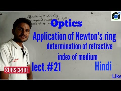 Wavelength using Newton's Ring Method.