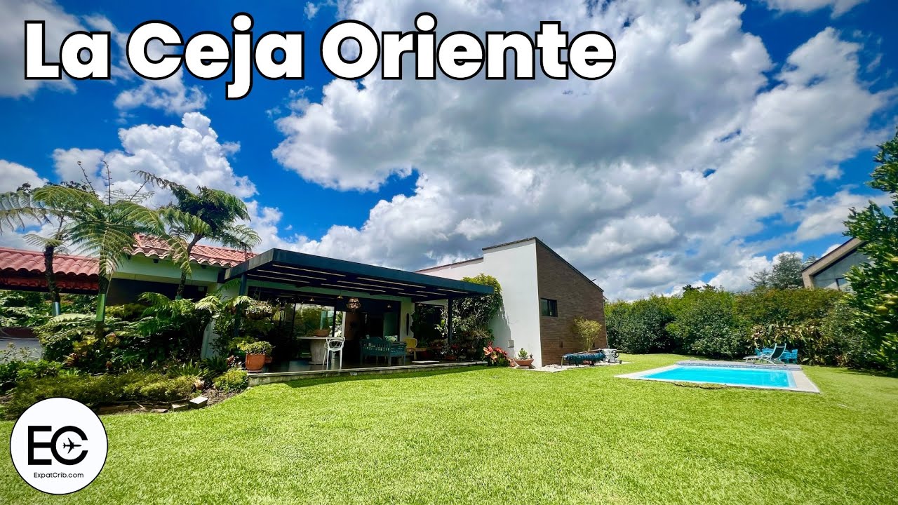 Роскошный дом в Ла-Сехе, Колумбия | Бассейн, вид на горы и захватывающий дух ландшафт 🌿