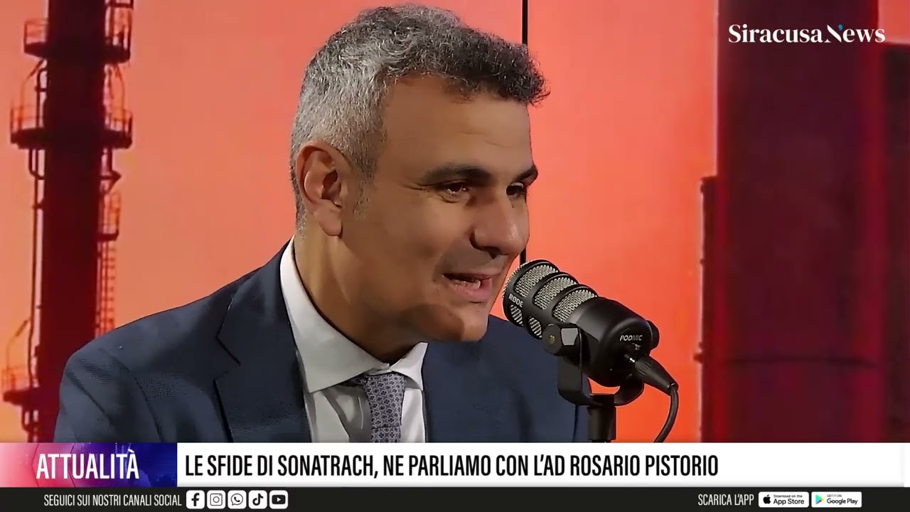 Le sfide di Sonatrach, ne parliamo con l’Ad Rosario Pistorio