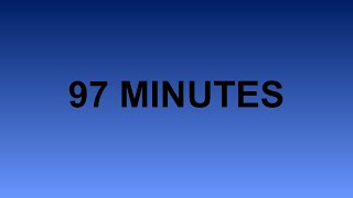 97 minute gradient blue countup timer | Cronômetro de 97 minutos azul gradient