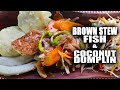 BROWN STEW FISH & COCONUT DUMPLIN (JAMAICAN FOOD & TRAVEL)