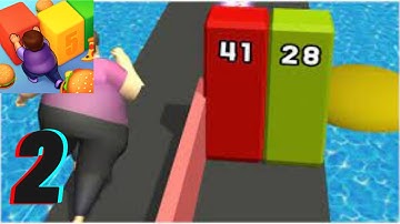 Fat Pusher - GamePlay Walkthough Part 2 | Level 16-28