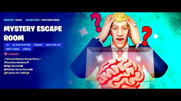 How YOU Can Complete Levels 1,2,3,4,5 in Fortnite MYSTERY ESCAPE ROOM BY 2xRIOT? Tutorial