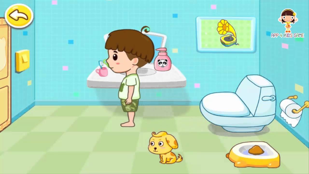 Toilet Training Baby's Potty Babybus Panda games YouTube