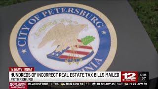 Petersburg officials say some property tax bills were sent to wrong addresses