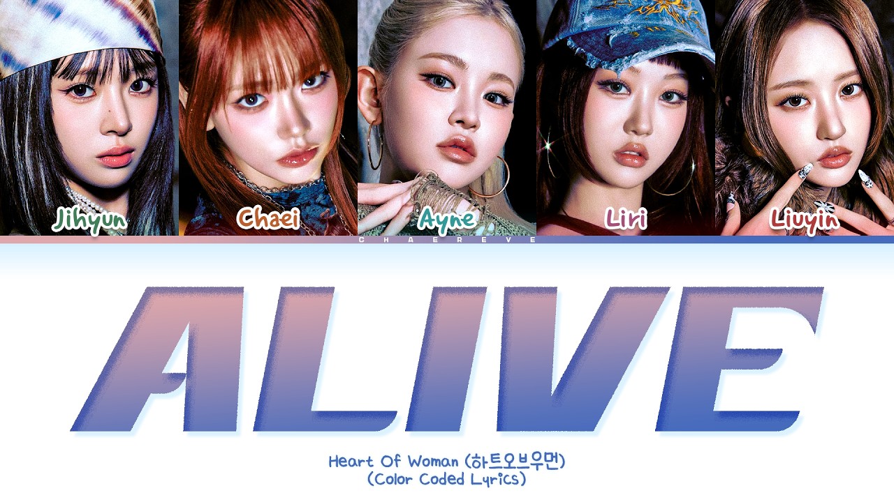 Obejrzyj HEART OF WOMAN ALIVE Lyrics (Color Coded Lyrics) w YouTube Obejrzyj HEART OF WOMAN ALIVE Lyrics (Color Coded Lyrics) w YouTube