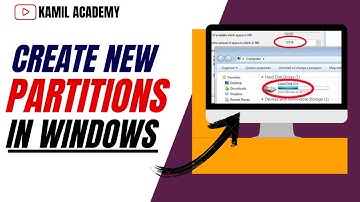 How to Create New Partitions in Windows 7/8/10/11 Step-by-Step Tutorial || In Pashto Language