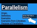 What is Parallelism || NOTES PDF LINK in Description || @LiteratureandPS