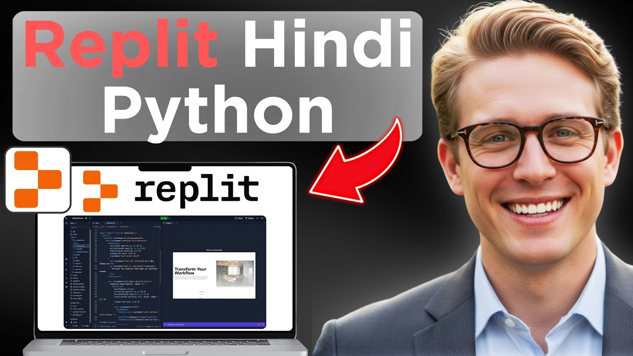 Что такое Replit на хинди | Как использовать Replit в Python (полное руководство 2026 г.)