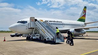 Air Zimbabwe Boeing 737200 | Flight from Victoria Falls to Bulawayo