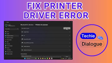 How To Fix Printer Driver Is Unavailable On Windows 11 - Detailed Tutorial