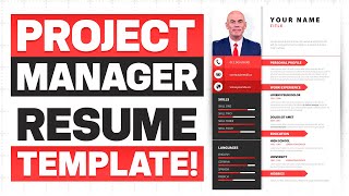 PROJECT MANAGER CV & RESUME TEMPLATE! (How to WRITE a PROJECT MANAGEMENT CV or RESUME!)