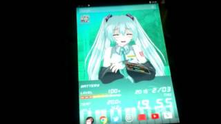 初音ミク 2dアニメ Live壁紙 攻略 美少女アプリ紹介 萌えドロイド