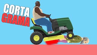 Cortando Cabelo com Cortador de Grama no Happy Wheels