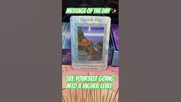 Message Of The Day ✨#reading #oraclereading #messageoftheday #dreambig #message #fyp