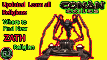 Updated Find ZATH and all Religions trainers Conan Exiles