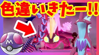 ポケモンソードシールド 色違いストリンダーキョダイマックスきたー マスターボール使っちゃった Youtube