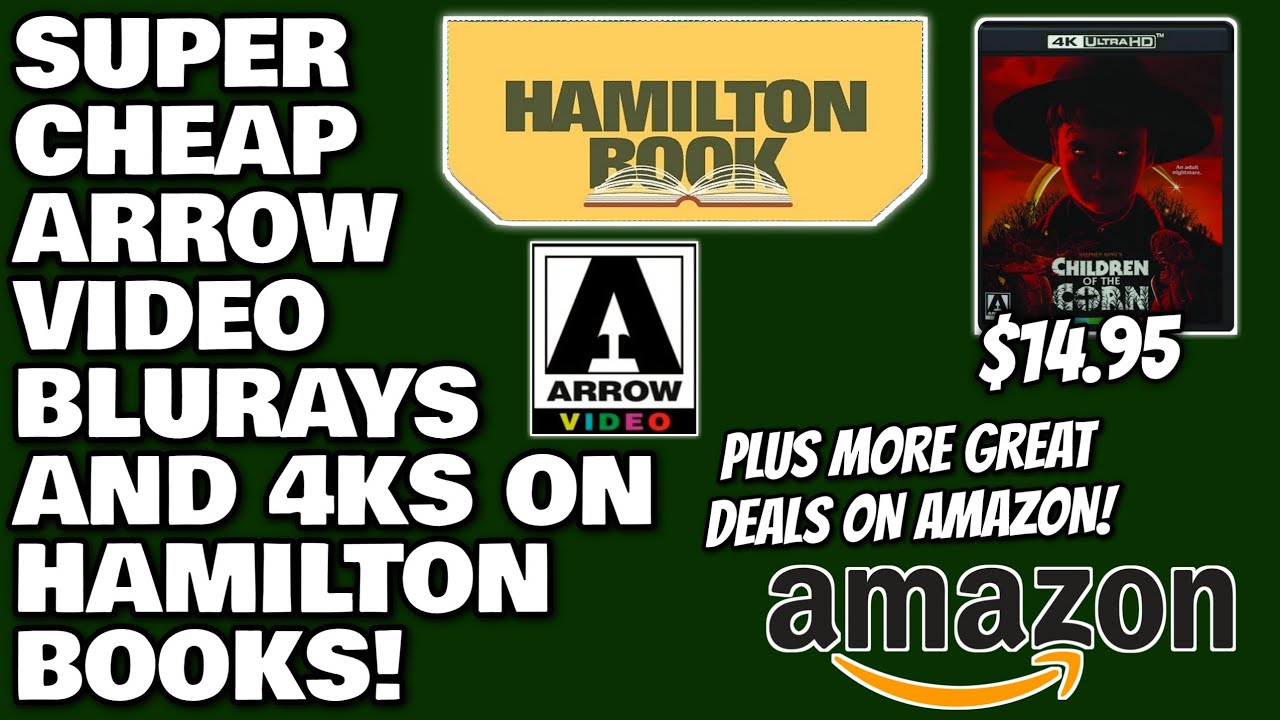 SUPER CHEAP ARROW VIDEO BLURAYS AND 4KS ON HAMILTON BOOKS! **PLUS GREAT