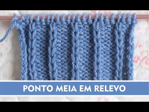 Vídeo: Como Tricotar Um Padrão De Relevo