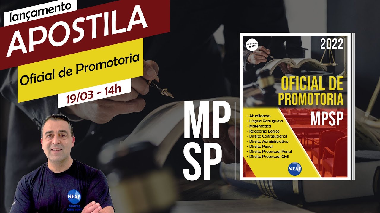 Apostila Concurso MP SP - Oficial de Promotoria 1 - Solução Cursos