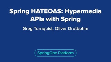 Spring HATEOAS - Hypermedia APIs with Spring
