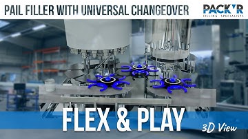 FLEX&PLAY : UNIVERSAL CHANGEOVER for PACK’R PAIL FILLER/CAPPER