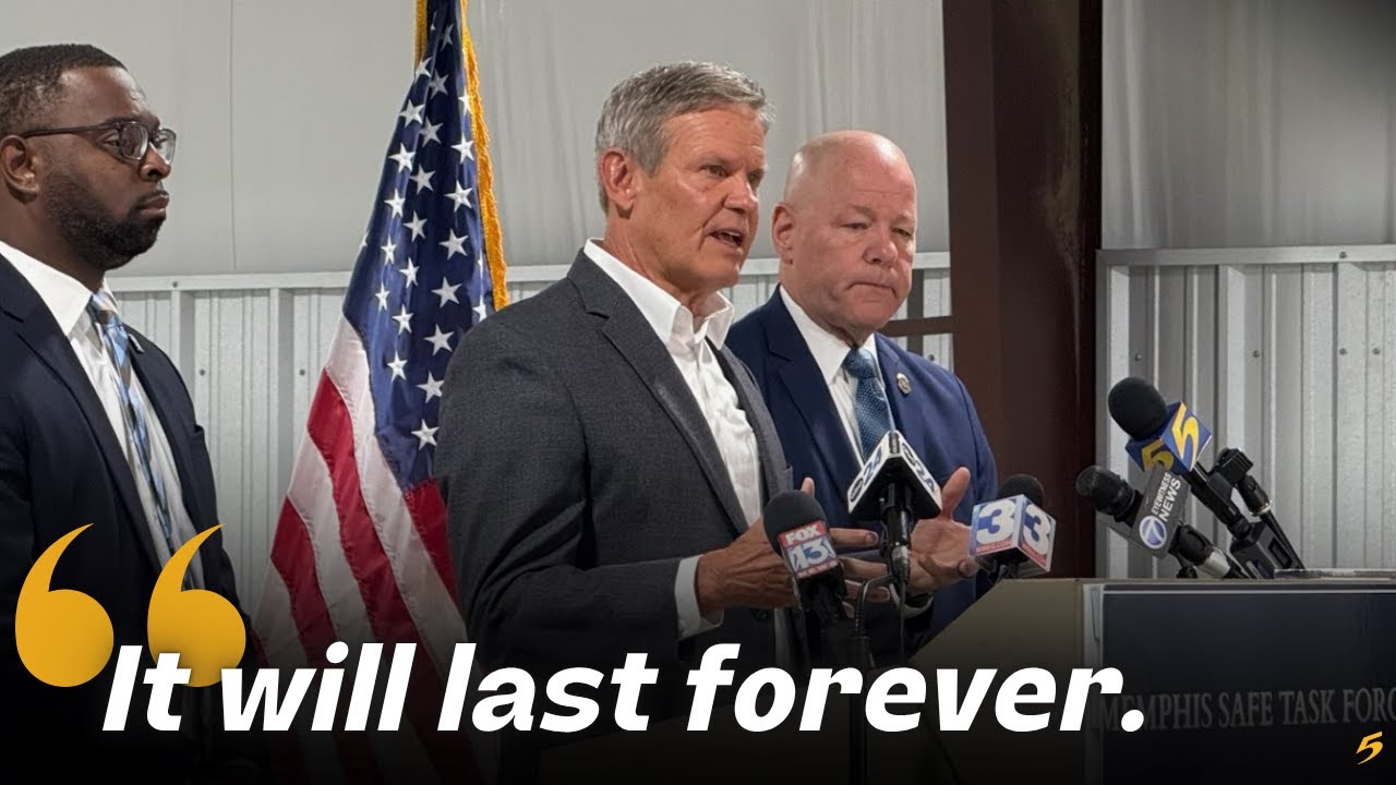 Gov. Bill Lee says safe Task Force will remain in Memphis as long as it ...