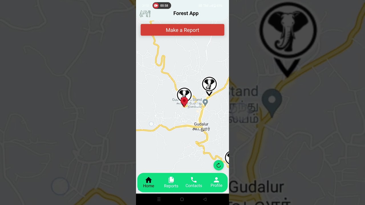 Elephant Human conflict prevention app developed for Gudalur forest division
