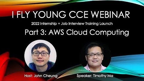 CCE 2022 Soaring Eagle Internship Launch - Part 3: AWS Cloud Computing