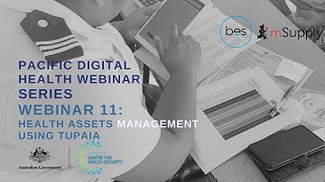 Asset Management in Tupaia - PHR Webinar series